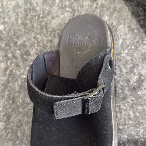 Dr. Martens Black Suede Buckle Slip-Ons - Picture 3 of 5